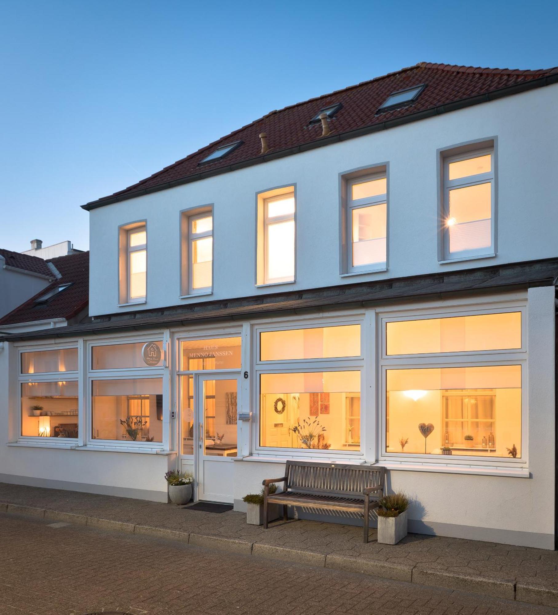 Haus Menno Janssen - Doppelzimmer Norderney Luaran gambar