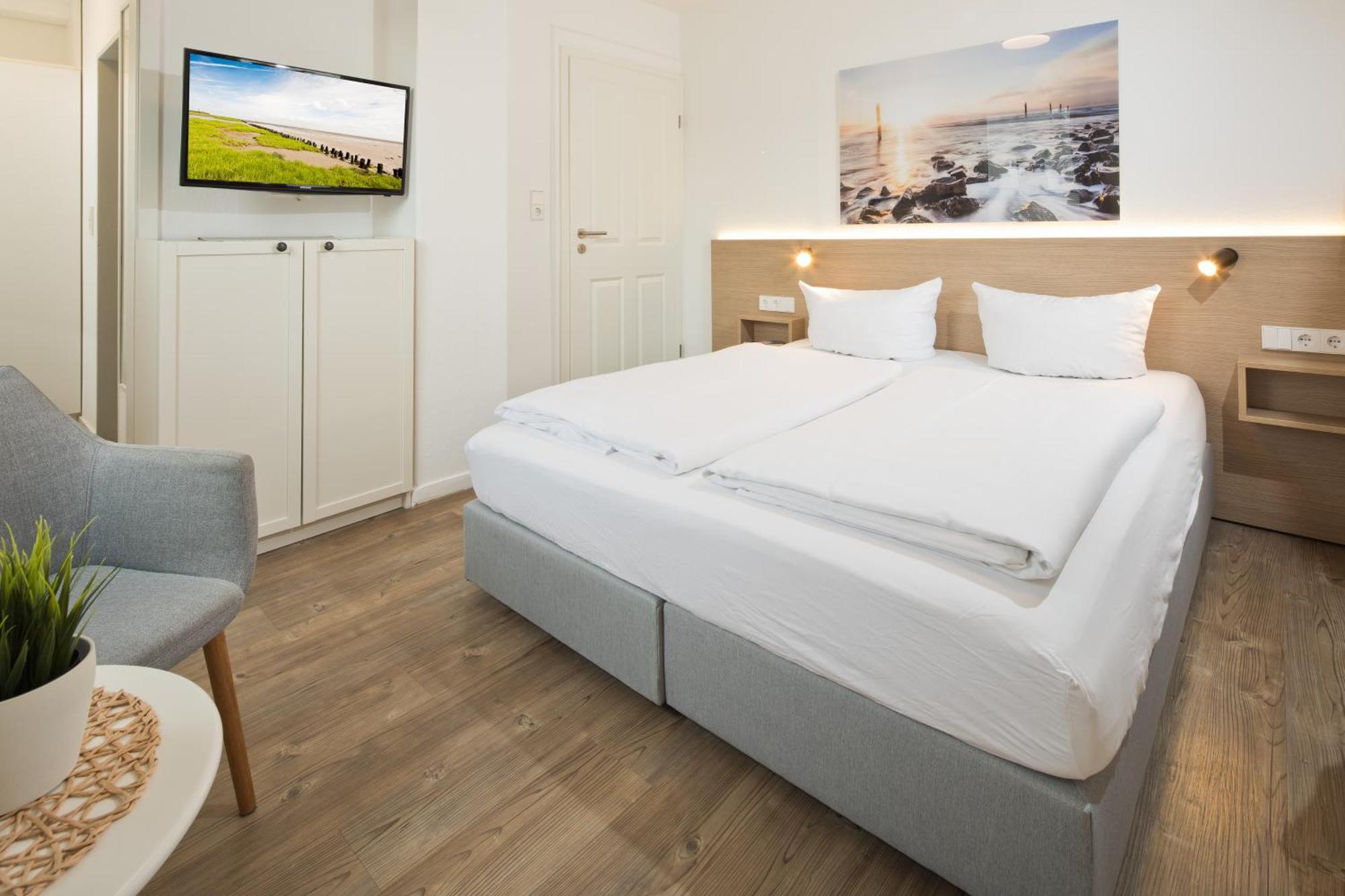 Haus Menno Janssen - Doppelzimmer Norderney Luaran gambar